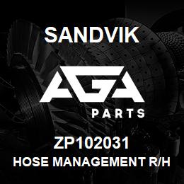 ZP102031 Sandvik HOSE MANAGEMENT R/H ASSEMBLY | AGA Parts