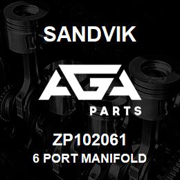 ZP102061 Sandvik 6 PORT MANIFOLD | AGA Parts