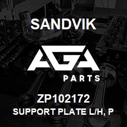 ZP102172 Sandvik SUPPORT PLATE L/H, PLATE ASSY | AGA Parts