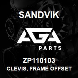 ZP110103 Sandvik CLEVIS, FRAME OFFSET STYLE S2500 | AGA Parts