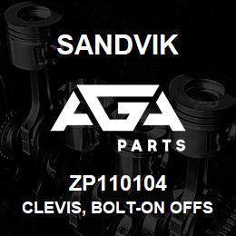 ZP110104 Sandvik CLEVIS, BOLT-ON OFFSET STYLE, L/HAND | AGA Parts