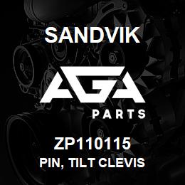 ZP110115 Sandvik PIN, TILT CLEVIS | AGA Parts