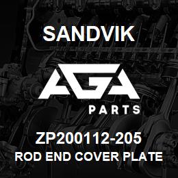 ZP200112-205 Sandvik ROD END COVER PLATE | AGA Parts