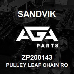 ZP200143 Sandvik PULLEY LEAF CHAIN ROD | AGA Parts