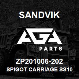 ZP201006-202 Sandvik SPIGOT CARRIAGE SS1040B ROD 40 MM. | AGA Parts