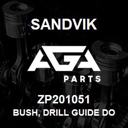 ZP201051 Sandvik BUSH, DRILL GUIDE DO100 | AGA Parts