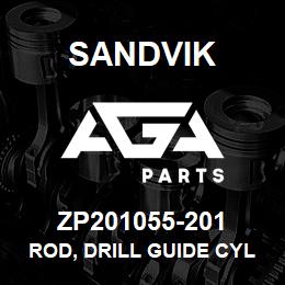 ZP201055-201 Sandvik ROD, DRILL GUIDE CYLINDER *T-TEXT | AGA Parts