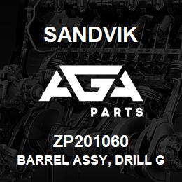 ZP201060 Sandvik BARREL ASSY, DRILL GUIDE CYLINDER | AGA Parts