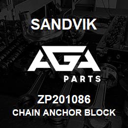 ZP201086 Sandvik CHAIN ANCHOR BLOCK | AGA Parts