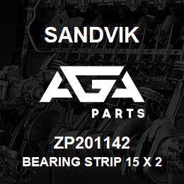 ZP201142 Sandvik BEARING STRIP 15 X 2.5 MM. | AGA Parts