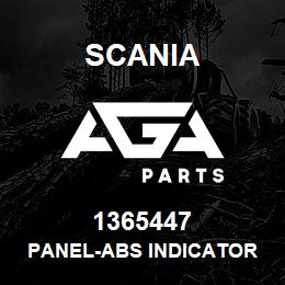 1365447 Scania PANEL-ABS INDICATOR PLACE | AGA Parts