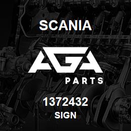 1372432 Scania SIGN | AGA Parts