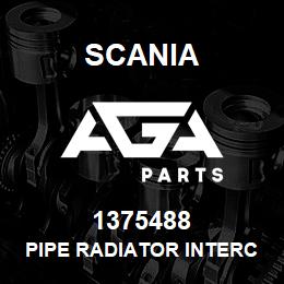 1375488 Scania PIPE RADIATOR INTERCOOL | AGA Parts