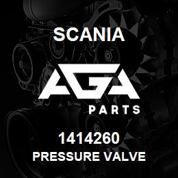 1414260 Scania PRESSURE VALVE | AGA Parts