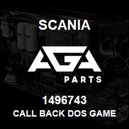 1496743 Scania CALL BACK DOS GAME | AGA Parts