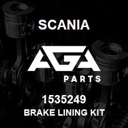 1535249 Scania BRAKE LINING KIT | AGA Parts