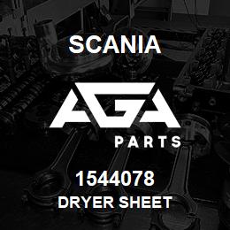 1544078 Scania DRYER SHEET | AGA Parts