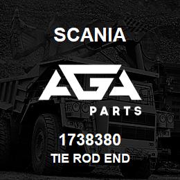 1738380 Scania TIE ROD END | AGA Parts