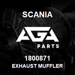 1800871 Scania EXHAUST MUFFLER | AGA Parts