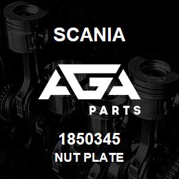 1850345 Scania NUT PLATE | AGA Parts