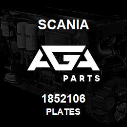 1852106 Scania PLATES | AGA Parts