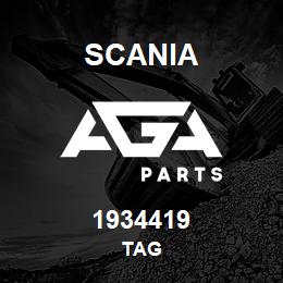 1934419 Scania TAG | AGA Parts