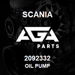 2092332 Scania OIL PUMP | AGA Parts