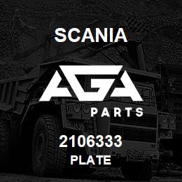 2106333 Scania PLATE | AGA Parts