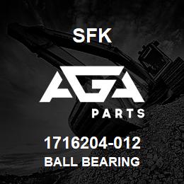 1716204-012 SFK BALL BEARING | AGA Parts