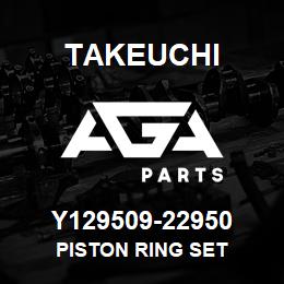 Y129509-22950 Takeuchi PISTON RING SET | AGA Parts