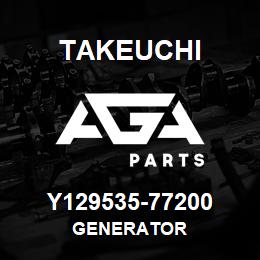 Y129535-77200 Takeuchi GENERATOR | AGA Parts