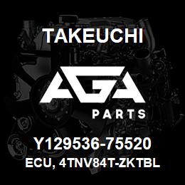 Y129536-75520 Takeuchi ECU, 4TNV84T-ZKTBL | AGA Parts