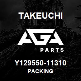 Y129550-11310 Takeuchi PACKING | AGA Parts