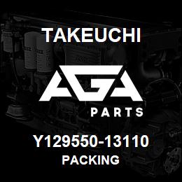 Y129550-13110 Takeuchi PACKING | AGA Parts