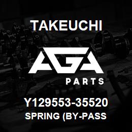 Y129553-35520 Takeuchi SPRING (BY-PASS | AGA Parts