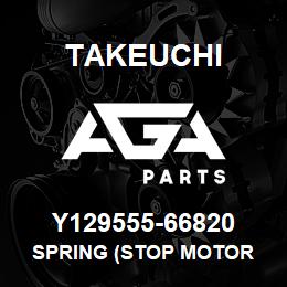 Y129555-66820 Takeuchi SPRING (STOP MOTOR | AGA Parts