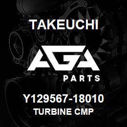 Y129567-18010 Takeuchi TURBINE CMP | AGA Parts