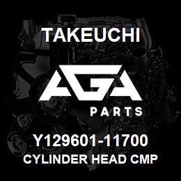 Y129601-11700 Takeuchi CYLINDER HEAD CMP | AGA Parts