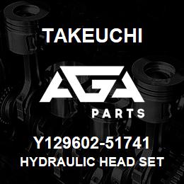 Y129602-51741 Takeuchi HYDRAULIC HEAD SET | AGA Parts