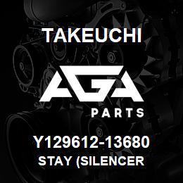 Y129612-13680 Takeuchi STAY (SILENCER | AGA Parts