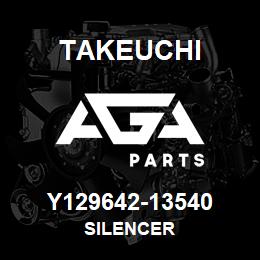 Y129642-13540 Takeuchi SILENCER | AGA Parts