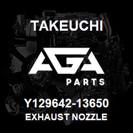 Y129642-13650 Takeuchi EXHAUST NOZZLE | AGA Parts