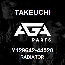 Y129642-44520 Takeuchi RADIATOR | AGA Parts