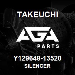 Y129648-13520 Takeuchi SILENCER | AGA Parts