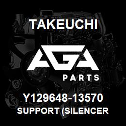 Y129648-13570 Takeuchi SUPPORT (SILENCER | AGA Parts