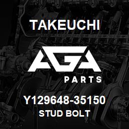 Y129648-35150 Takeuchi STUD BOLT | AGA Parts