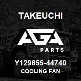 Y129655-44740 Takeuchi COOLING FAN | AGA Parts