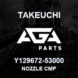 Y129672-53000 Takeuchi NOZZLE CMP | AGA Parts