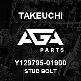 Y129795-01900 Takeuchi STUD BOLT | AGA Parts