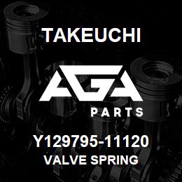 Y129795-11120 Takeuchi VALVE SPRING | AGA Parts